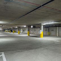 Underground heated garage
